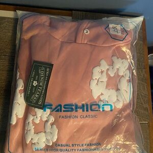 Pink Floral Pajama Set